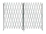 Industrial Grade 2XZG7 Steel Folding Gate, Opening 10-12Ft