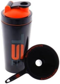 TURBO MIXER Stainless Steel 25oz Mixer Bottle Protein Shaker +1 Powder Funnel