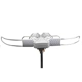 ATC AMPLIFIED VHF UHF OUTDOOR HDTV ANTENNA with Infrared Remote Control 26-38DB 360°Rotation