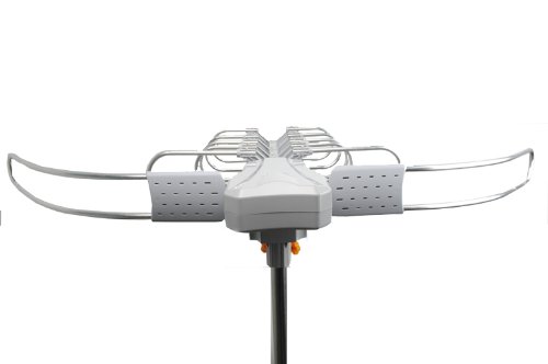 ATC AMPLIFIED VHF UHF OUTDOOR HDTV ANTENNA with Infrared Remote Control 26-38DB 360°Rotation ATC AMPLIFIED VHF UHF OUTDOOR HDTV ANTENNA with Infrared Remote Control 26-38DB 360°Rotation