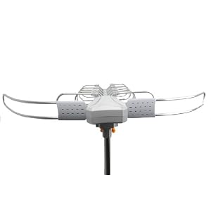 buy the top ATC-AMPLIFIED-VHF-UHF-OUTDOOR-HDTV-ANTENNA-with-Infrared-Remote-Control-26-38DB-360-Rotation smallest reduced product critiques 