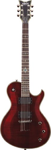 Schecter Damien Elite Solo Electric Guitar - Crimson Red