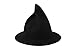 DANTIYA Women's Wool Felt Candy Colored Sharp Pointed Witch Hat for Halloween Party and Daily