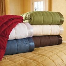 White Goose Down Blanket - Twin,Honey Wheat - Frontgate