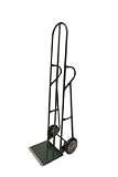 Angelus Manufacturing W4HB61D1A Double Loop Handle Balloon Cushion Wheels Warehouse Hand Truck, Powder Coated Green