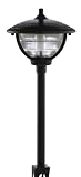 Paradise GL22788BK Low Voltage Cast Aluminum 10-Watt Halogen Palm Island Post Light, Black