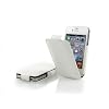 StilGut SlimCase exklusive Tasche f�r Apple iPhone 4/ 4s Smartphone aufklappbar in wei�