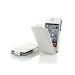 StilGut SlimCase exklusive Tasche f�r Apple iPhone 4/ 4s Smartphone aufklappbar in wei�