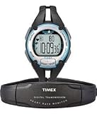 Timex - T5K214F7 - Montre Femme - Timex ironman Road Trainer - Cardiofr&eacute;quencem&egrave;tre num&eacute;rique - 50 Lap - Bracelet r&eacute;sine noir