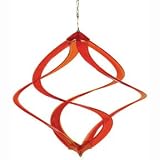 Outdoor Living : 14 Inch Red Acrylic Cosmic Wind Spinner