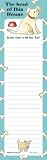 Printwick Papers Dog Note Book Thin List with Pen The Head of the House Hold is the One with the Tail