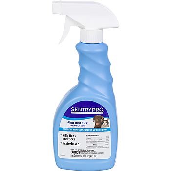 SentryPRO Flea and Tick Spray for Dogs and Cats - 16-Fluid Ounce