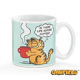 Garfield The Cat Classic 80's Coffee Mug Is There Life Before Coffee? Great Gift And... by Garfield Collection