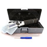 Beer Wort and Wine Refractometer, Dual Scale - Specific Gravity and Brix, replaces homebrew hydrometer