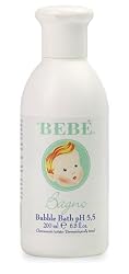 Bebe Bagno Bubble Bath pH 5,5 Clinically tested, from Italy, 6.8 fl oz