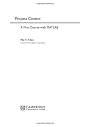 Process Control: A First Course with MATLAB (Cambridge Series in Chemical Engineering)