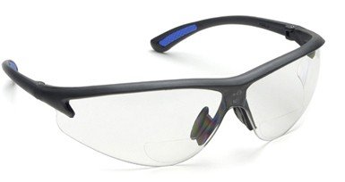 Elvex Bifocal Safety Glasses in clear lens with +2.0 Diopter On Sale