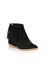 Lynn77 Botines cuña Nikita Fringes (Negro)