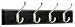 Liberty Hardware 125558 18-Inch Light Duty Rail, Black and Pearl Nickel