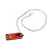 Red Swan Mini Harmonica 4 Hole 8 Tone Necklace (Size: 1.38