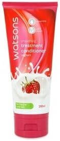 3 Tube X Watsons Smoothing Treatment Conditioner Yoghurt 200ml.(Extract for Damaged Dried & Split-Ended Hair)