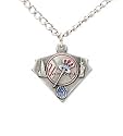 New York Yankees Chain Necklace & Enameled Pewter Pendant - MLB Baseball Fan Shop Sports Team Merchandise
