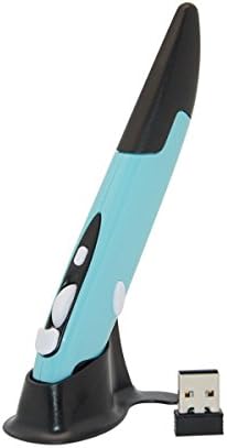 Yatimo PR-03 Mini Portable 2.4G Wireless Pen Mouse Handwriting Smart Mouse for Teaching PPT Computer (Blue)
