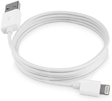 USB Lightning Sync & Charge Cable 2.1A compatibility with iPhone®/iPad®/iPod®, White
