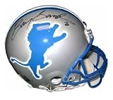 Barry Sanders Autographed/Hand Signed Detroit Lions Throwback Pro Line Helmet by Riddell