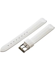 12mm X 10mm White Rubber Watch Band with Built in Quick Release Pins Fits the Philip Stein Mini!!