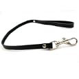 M2m Leash, Leather, 24-inch, Black