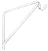 Shelf/Rod Bracket Hwt