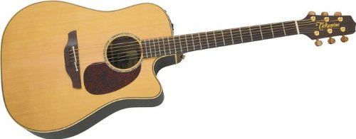 Takamine Supernatural Series TAN15C Dreadnought Acoustic Electric Guitar, Natural with Case