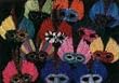 Feather Mask Assortment #2 - 1 Dozen Masks