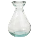 Small Clear Glass Teardrop Vase-Set of 12