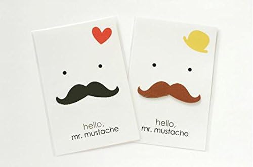 Nano Zizzle Creative Mustache Sticky Notes Pack of 2