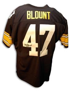 Mel Blount Signed Pittsburgh Steelers Jersey