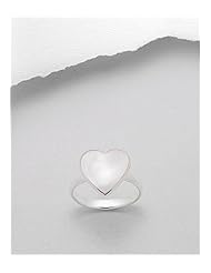 Heart Shell Ring In 92.5 Sterling Silver
