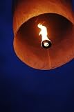 Skylaterne, Leuchtballon, 110/ 70 cm, WEI� - 