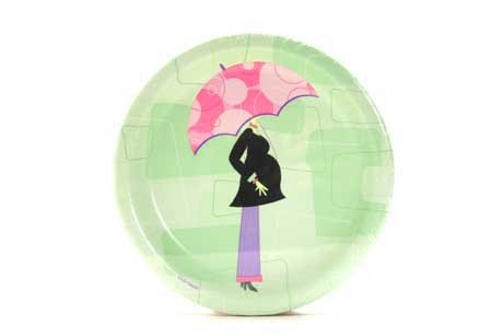 Mod Mom Baby Shower Lunch Plates 8ct