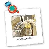 LORD OF THE ONION RINGS - 10x10 Quilt Square