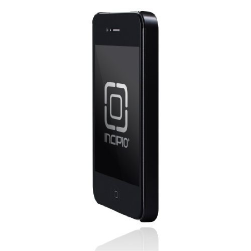 Incipio iPhone 4/4S feather Ultralight Hard Shell Case - 1 Pack - Carrying Case - Retail Packaging - Pearl Metallic Black