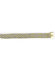 14mm 14k Fancy Hollow Bracelet 7"