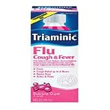 Triaminic Flu, Cough & Fever Relief Liquid, Bubble Gum Flavor - 4 Oz