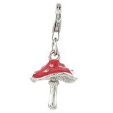 Oscaro charms 925 sterling silver charms Mushroom for Thomas Sabo style bracelets and necklaces