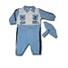 Harley Boy's Coverall With Doo Rag (Light Blue), Available in Multiple Sizes