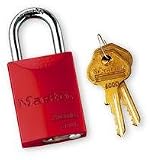 Padlock,Key Type Different,Red,2 Keys Master Lock 6835RED