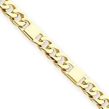 14k 5.5mm Polished Fancy Link Bracelet - 8 Inch