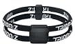 Trion-Z Black/Black Ionic/Magnetic Dual-Loop Single Bracelets - Trionz