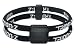 Trion-Z Black/Black Ionic/Magnetic Dual-Loop Single Bracelets - Trionz